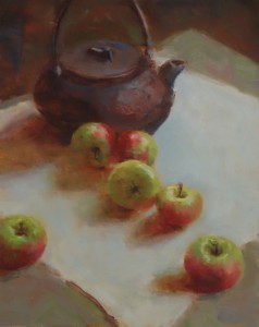 Teapot and Apples