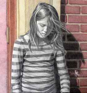 diane-contemplating-stripes