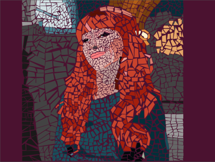 Cristal Espinal, Mosaic Portrait, Drawing
Teacher: Ms. Yim, Franklin Learning Center