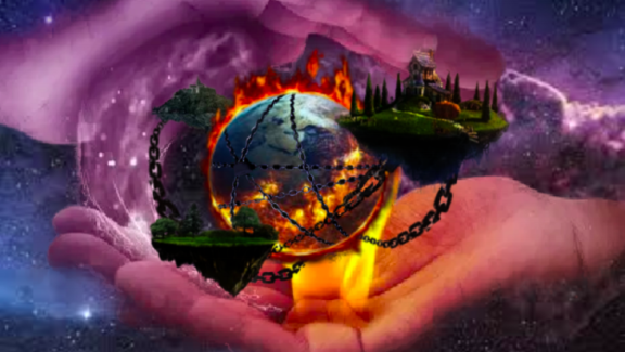 Aaron Pinkett, The Broken World, Digital Collage
Teacher: Patrick Bartal, Parkway West High School