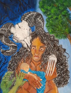 Gianna Fahy, Grade 12, Life Death, Gouache Pen Colored Pencils
Teacher: Andrea Keefe, Central High School
