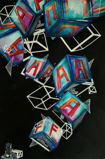 Kaisa Huang, Grade 12, Untitled, Acrylic
Teacher: Andrea Keefe, Central High School