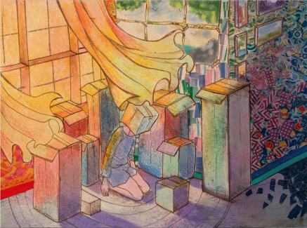Kaisa Huang, Grade 12, Untitled 4, Crayons Pens ColorPencils
Teacher: Andrea Keefe, Central High School