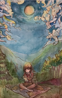 Kaisa Huang, Grade 12, Untitled 3, Watercolor ColorPencil
Teacher: Andrea Keefe, Central High School