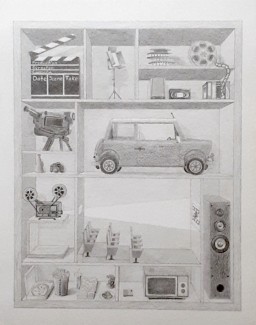 Orysya Khmil, Grade 10, Cabinet Of Curiosities, Graphite
Teacher: Andrea Keefe, Central High School