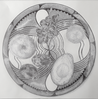 Orysya Khmil, Grade 10, Still Life, Ink
Teacher: Andrea Keefe, Central High School
