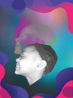 Simya Harris, Grade 9, Portrait, Digital
Teacher: Andres Gonzalez, Franklin Learning Center