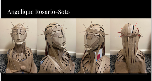Angelique-Rosario-Soto-11th-Cardboard-Sculpture
Teacher: M. Stevens, High School For Creative & Performing Arts