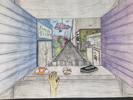 Ava-Em- colored pencils-9th
Teacher: Ms. Arrivello, Academy At Palumbo