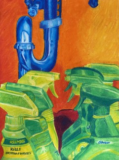 Ayonna Bronner, 12th, Oil Pastel
Teacher: Joseph Marchetti, Philadelphia High School for Girls