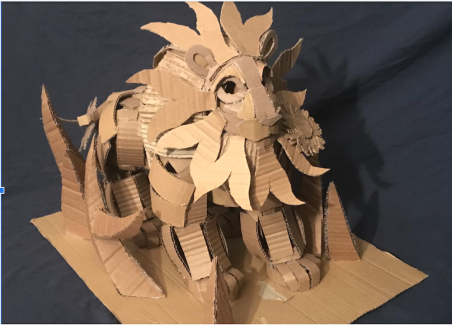 Brianna-Whitfield-12th-Cardboard-Sculpture-M.-Stevens
Teacher: M. Stevens, High School For Creative & Performing Arts