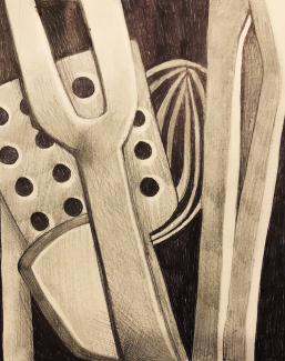 Amy Grailing, Grade10, Value Study, graphite
Teacher: Cathy Bateman, Arts Academy at Benjamin Rush