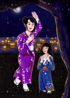 Emily Ortiz, Grade12, Obon Festival, Digital
Teacher: Cathy Bateman, Arts Academy at Benjamin Rush