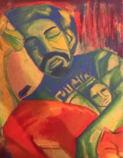 Emily Rachmat, Grade12, Expressive Portrait, Watercolor and oil pastel
Teacher: Cathy Bateman, Arts Academy at Benjamin Rush