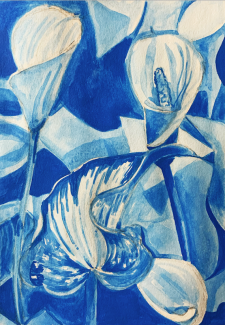 Margarita Badalyn, Grade12, Monotone Study, Watercolor
Teacher: Cathy Bateman, Arts Academy at Benjamin Rush