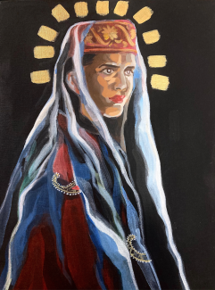 Teva Dang, Ukrainian, Crimean Tatar, Acrylic
Teacher: Cathy Bateman, Arts Academy at Benjamin Rush