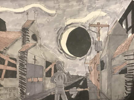 Deimy-Torres-9th-grade-spooky-night-ink
Teacher: Dominic Doyle, Arts Academy at Benjamin Rush