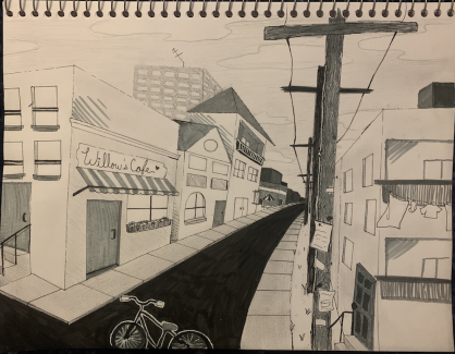 Joy-Garfalo-9th-grade-cityscape-ink-_-graphite
Teacher: Dominic Doyle, Arts Academy at Benjamin Rush