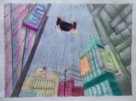 Kamila-Ahun-Babaeva-9th-grade-_close-future_-colored-pencils
Teacher: Dominic Doyle,Arts Academy at Benjamin Rush