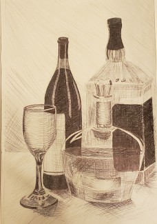 Gabrielle Savage, 12th, 2, Pen and ink
Teacher: Joseph Marchetti, Philadelphia High School for Girls