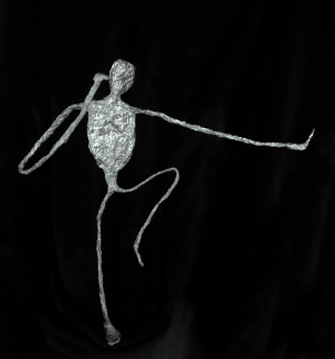 Alex Chen, Grade 12, Dancing Man, Wire tape foil
Teacher: Harmony Thompson, Northeast High School
