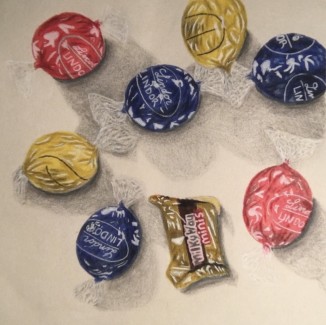Sarry Charleston, Candy Still Life, Colored Pencil on paper
Teacher: Harmony Thompson, Northeast High School