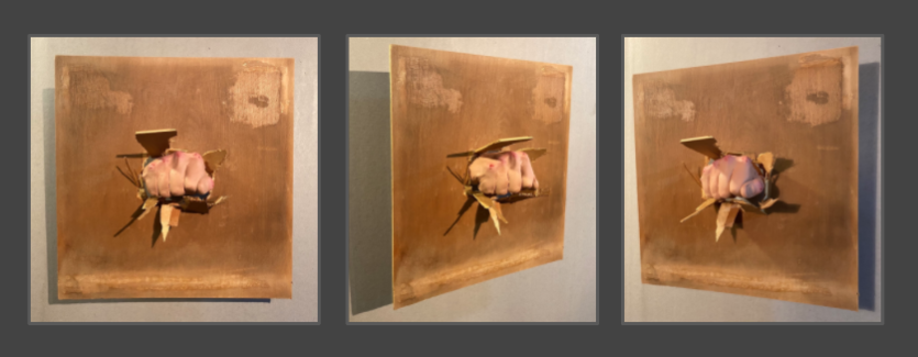 Madeline Ashenfelter, Grade 12, Frustration, cast hand paint wood
Teacher: Heather Durkee, Central High School