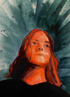 TheodoreLindestamos_Grade9_SelfPortrait_Watercolor
Teacher: Jay Bevenour, Central High School