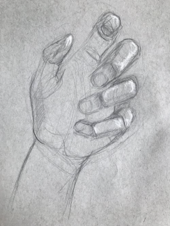 Gianna Perez, Grade 12, Hand Pencil, Charcoal
Teacher: M. McDonald, Furness High School