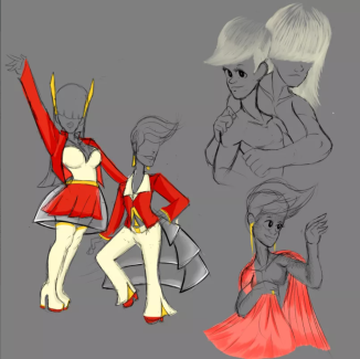 Yamili Perez Deaquino, Grade 12, Gender Reversal Sketches, Digital
Teacher: M. McDonald, Furness High School