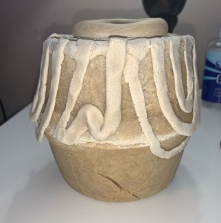 Arin Turner Harris, 10th, African-Pottery, Salt-Dough
Teacher: Mrs. Hahn, Philadelphia High School for Girls