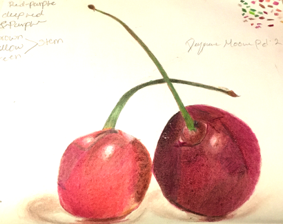 Deyonna-Moore-12th-Study-of-Cherries-Colored-Pencil
Teacher: Mrs. Hahn, Philadelphia High School for Girls