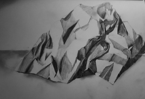 Leilani-Padilla-10th-Crumple-Paper-Value-Study-Graphite
Teacher: Mrs. Hahn, Philadelphia High School for Girls