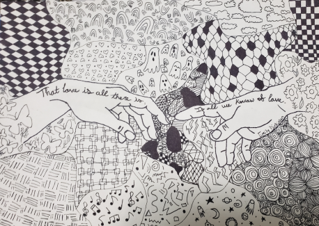 Denise Cartagena, Grade 11, Zentangle Drawing 2
Teacher: Ms. Yim, Franklin Learning Center