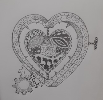 Lonesty Richardson, Grade 9, Zentangle Drawing
Teacher: Ms. Yim, Parkway West