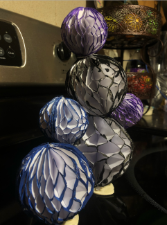 Jessica Munz, Grade 12, Balls, Paper Sculpture
Teacher: Ms. Yim, Franklin Learning Center
