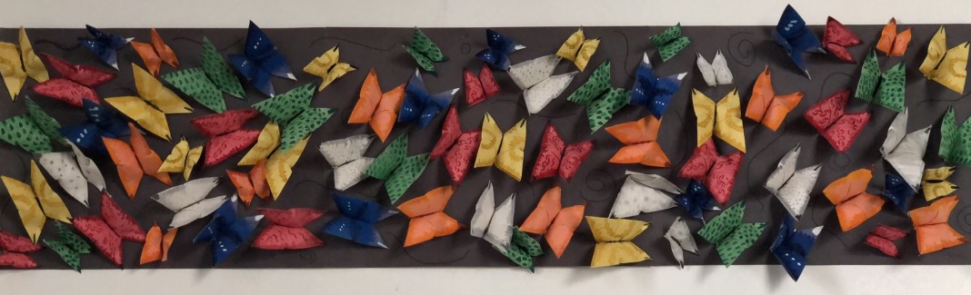 Monia Toby, Grade 12, Butterflies, Paper Sculpture
Teacher: Ms. Yim, Franklin Learning Center