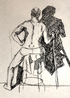 Chloe Cohen, Grade 11, Figure drawing, Charcoal
Teacher: Steven Nau, CAPA