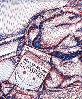 Gina Tini, Grade9, Bookbag Drawing, Marker
Teacher: Steven Nau, CAPA