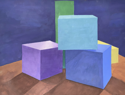 Harrison Feinberg, Grade 10, Box Painting, Acrylic
Teacher: Steven Nau, CAPA